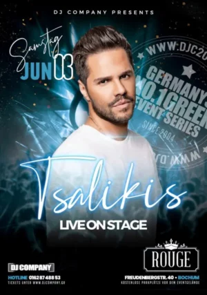 03.06.2023 – Giorgos Tsalikis Live – Rouge Showpalast, Bochum